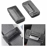 Newseego Autositz Gurtversteller, Sicherheitsgurt Clips | Smart Adjust Sitzgurte zum Entspannen Schulter Hals Geben Ihnen Eine Komfortable und Sichere Erfahrung | 2 Stück Schwarz