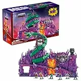 Mega Masters of the Universe - Snake Mountain Bauset mit 3.800 Teilen und 6 beweglichen Mikro Aktionfiguren, Motu, Spielzeug ab 14 Jahre, HHD16