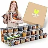 uandu Vorratsdosen mit Deckel Luftdicht - 24er Vorratsbehälter Set | Aufbewahrungsbox Küche Aufbewahrung & Organisation | BPA Frei | Küchen Organizer | Vorratsdosen für alle trockenen Lebensmittel