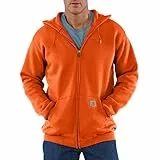 Carhartt Herren Loose Fit Midweight Full-Zip Sweatshirt, Orange, L