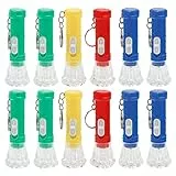 TOYANDONA 18 Stk Taschenlampe Schlüsselanhänger Mini-schlüsselring-taschenlampe Taschenlampen Auto Schlüsselanhänger Hundehalsband Lichtanhänger Mini-led Geldbörse Reisen Handheld Plastik