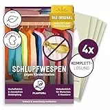 Plantura Schlupfwespen gegen Kleidermotten, Komplett-Lösung mit 16 Karten (4 Karten à 4 Lieferungen) - hochwirksame & nachhaltige Bekämpfung, Alternative zu Mottenkugeln