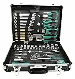 Brüder Mannesmann Alu-Werkzeugkoffer, bestückt, 160-teilig | M29078