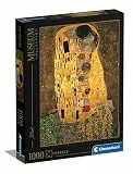 Clementoni 31442 Klimt – Der Kuss – Puzzle 1000 Teile, Museum Collection, Geschicklichkeitsspiel für die ganze Familie, Erwachsenenpuzzle ab 14 Jahren, Mehrfarbig