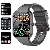 Smartwatch für Herren Damen, 100+ Sportmodi, Herzfrequenz- und Schlafmonitor, Schrittzähler, Smartwatches für Android iOS, Smartwatch (Annehmen/Telefonieren), IP68 Wasserdicht Fitness Tracker