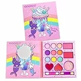 MockTota Schminkset Mädchen, Ungiftig und Abwaschbar Kinder Make-Up Set Mädchen, Karneval Schminke Kinderschminken Set, DIY Prinzessin Kids Makeup Set for Girls, Kinder Schminkpalette