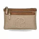 Pepe Jeans Dina Kulturbeutel, Kunstleder, 17 x 9 x 2 cm, Beige