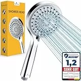 Magichome Duschkopf Wassersparend 5 Strahlarten Hochdruck Duschkopf Handbrause Duschbrause Groß Sparduschkopf