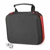 BESPORTBLE Würfelaufbewahrungstasche Aus Verbundmaterial Mit Reißverschluss Und Trenner Tragbarer Würfelbeutel 20x16x6cm Für Rollenspieler Und Brettspiel Zubehör