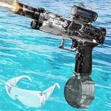 FORMIZON Elektrische Wasserpistole, Große Kapazität Wasserpistole, Automatische Wasserpistole Elektrisch für Erwachsene und Kinder, Sommer Wasserspielzeug Für Pool, Strandparty