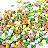 Streuselheld Pferdewiese 80g essbare Streusel zum Dekorieren und Verzieren von Gebäck aller Art wie Torten Kuchen Keksen Zuckerstreusel