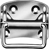 August Vormann, Bootshaken Kistengriff DIN3136 100 x 80 mm Edelstahl matt, 48560