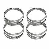 4 Stück Bandsägeblatt, Holzbandsägeblatt, Bandsägeblätter 1425 x 6.35 x 0.35mm 14zpz Sägeblatt Sägeband Bandsägeband Sägebänder
