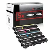Logic-Seek 5 Toner kompatibel für Brother TN-242 TN-246 HL-3142 3152 3172 CW CDW DCP9017CDW - Schwarz je 2.500 Seiten, Color je 2.200 Seiten