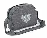 Bayer Chic 2000 853-76 Bayer Chic 2000-Wickeltasche für Puppen, Puppenwickeltasche, Puppenzubehör, Puppentasche, Jeans grau
