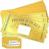 FITMITE 3pcs Goldenes Ticket, Spezielle Geburtstagskarte mit Rubbelaufkleber, Geschenke für Frauen, Geschenk Idee für Freundin, Mama, Kind