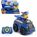 PAW PATROL - Chases ferngesteuertes Polizeiauto mit Lichteffekten, ca. 25 cm, einfache Steuerung über Fernbedienung, Spielzeug für Kinder ab 3 Jahren