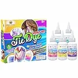 Desire Deluxe Batik-Kit, Set mit 5 Farben Tinte zum Färben von Stoff, Kleidung, kreatives Handarbeits-Batik-Set, Spiele-Aktivität für Erwachsene und Kinder