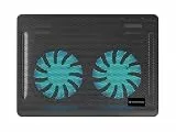 Conceptronic CNBCOOLPAD2F Kühlsystem für Notebooks, 39,6 cm (15,6 Zoll), 1000 U/min, Schwarz