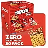 NEOH Low Carb Waffeln Haselnuss Schokolade - Ohne Zuckerzusatz - Keto-freundlich, Low-Carb, ballaststoffreich - Hazelnut Crunch Minis | 80x11g Packung