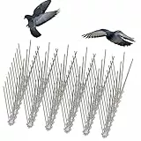 YODEN Taubenabwehr, 1.5m Taubenabwehr Spikes, Vogelabwehr Spikes für einfachste Montage an Balkon, Dach, Fenster, Vogelschreck, Taubenspike Taubenschutz(6 Stück)