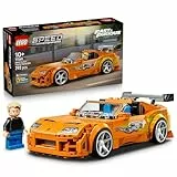 LEGO Speed Champions The Fast and The Furious Toyota Supra MK4 - Auto Spielzeug - Modellbau mit Bryan O'Conner Minifigur - Mint Geschenk für Jungen ab 10 Jahren und Jugendliche Filmfans - 77260