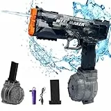 Maxee Elektrische Wasserpistole, EIN-Knopf Automatische Wasserspritzpistolen für Kinder Erwachsene, Stärkste Squirt Watergun mit großer Reichweite für Sommer Schwimmbad Party Strand im Freien
