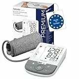Beurer BM 53 Oberarm-Blutdruckmessgerät, made in Europe, klinisch validiert, AFib-Erkennung zur Schlaganfallprävention, Risikoindikator, Armumfänge 22-42cm, Datenübertragung zu Apple Health und co.