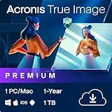 Acronis Cyber Protect Home Office 2023 | Premium | 1 TB Cloud-Speicher | 1 PC/Mac | 1 Jahr | Windows/Mac/Android/iOS | Internet Security inkl. Backup | Aktivierungscode per Email