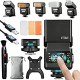 Godox iT32 TTL Kamera Blitz mit X5-O Auslöser Funktrigger, 2.4G HSS 1/8000s Drahtloses Blitzgerät,Kompatibel mit Olympus E-M1 Pen-F E-M10 II E-PL8 E-M10 III E-P5,Panasonic GH4 100 F1 G85 GX85 LX100 S1