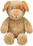 TRIXIE Kuscheltier Hund Enno aus Recycling-Plüsch - Nachhaltiges Hundespielzeug Be Eco Serie - Weiches Plüschtier für Hundetraining & Spielspaß, 40 cm - 34885
