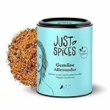 Just Spices Gemüse Allrounder I Jedes Gemüse von Aubergine bis Zucchini lecker würzen I Gewürzdose, 75 g