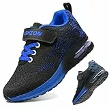 ASHION Turnschuhe Kinder Sneaker Kinderschuhe Mesh Atmungsaktiv Outdoor Laufschuhe(Blau,38EU)