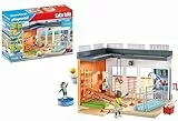 PLAYMOBIL City Life 71328 Anbau Turnhalle, Turnhallen Anbau mit Basketballkorb, Slalomstangen, Fußballtor, Tenniszubehör und mehr, Spielzeug für Kinder ab 4 Jahren