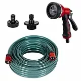 Original Einhell Zubehör-Set Druckseite (OFP) (Pumpen-Zubehör, druckseitiges Zubehör-Set, inkl. Gartenschlauch, 2x Adapter, Gartenbrause)