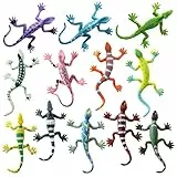 Toyvian 12 Pcs Realistische Echsenspielzeug Bildungsspielzeug Gummi- Echsen Echsenspielzeug