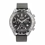 Joop! Herren Analog Ronda Swiss Made Uhr mit Edelstahl Armband 2040167