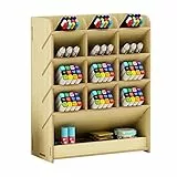 Hggzeg Stifthalter Aufbewahrungsbox aus Holz, multifunktionaler Schreibtisch-Organizer für Zuhause, Büro und Schule White Maple