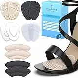 FERSENFREUND Premium Ballenpolster Vorfuß High Heels Einlagen - NEUHEIT 2026 - Vorfußpolster Ballenschutz Fuß Fußballenpolster für Sandalen High-Heels Geleinlagen Vorderfußpolster Anti-Rutsch 12 Stk