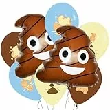 Ovanda 8 Stück Lustige Luftballons,Luftballons Geburtstag,Kinderluftballons,Luftballon Helium Geeignet für Kinder Geburtstag Sfeier,Babyparty,Jubiläum Party Deko,Silvester Deko 2026,Weihnachtsballons