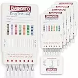 5 x Hochsensible Drogentest-Kits | Tests für 7 Drogen im Urin: Kokain, Cannabis, Ketamin, Opiate, Amphetamine, Benzodiazepine und Ecstasy