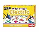 Noris Mein erstes Electric Lernspiel – Zuordnungsspiel mit Lichtsignal bei richtiger Antwort, 12 Bildtafeln, Batterie betrieben – pädagogisches Spielzeug Kinder ab 3 Jahren