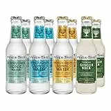 Fever-Tree Set Tonic Water, 2 x Mediterranean, 2 x Premium Indian, 2 x Ginger Beer, 2 x Elderflower ( 8Flaschen Mix )