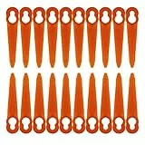 FourShow 100 Stück Ersatzmesser kompatibel für Stihl PolyCut 2-2 Polycut 3-2 Rasentrimmer FSA 45, FSA 57, FSE 52, Kunststoffmesser zubehör für Akku Rasentrimmer Stihl