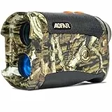 AOFAR HX-1200T Jagd Entfernungsmesser 1200yd, KI-gesteuerte Anzeige für Bogen & Entfernung, Winkel & horizontale Distanz, wasserdicht IPX4, Yard/Meter Umschaltung, 6-Fach Zoom, Geschenkbox