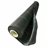 NOOR Unkrautblocker Profirolle - Unkrautvlies mit 105 g/m² - ganze Rolle 1x25 m - Vlies für biologischen Unkrautschutz für Gartenweg, Beet, Sandkasten - wasserdurchlässig & ökologisch