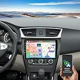 Hikity 8 Core 4+64G Android Autoradio für Nissan Pulsar B17 2013-2017, 10.1' IPS Touchscreen Radio mit Wireless CarPlay & Android Auto Bluetooth Freisprecheinrichtung GPS DSP WiFi FM/RDS