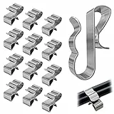 60 Stück Solarkabel kabelclips, Rostfreier Stahl Edelstahl Solar PV Kabelklemmen kabelhalter, PV Kabelklemmen kabelorganizer, Geeignet für die Kabelkonfektionierung