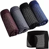 Deysen Boxhero Bambusfaser-Boxershorts, Unterwäsche, Herren, Bambusfaser, weiche Atmungsaktivität, ganztägigen Komfort, 4er Set, L