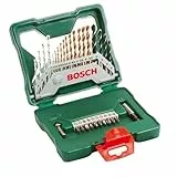Bosch Accessories Bosch 30tlg. X-Line Titanium Bohrer und Schrauber Set (Holz, Stein und Metall, Zubehör Bohrmaschine)